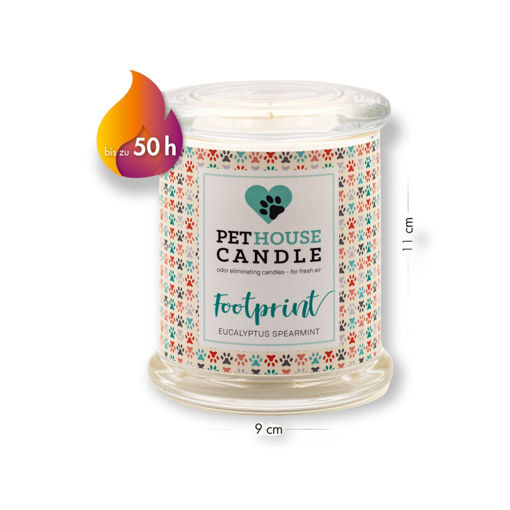 Picture of PET HOUSE CANDLE - FOOTPRINT 250GR